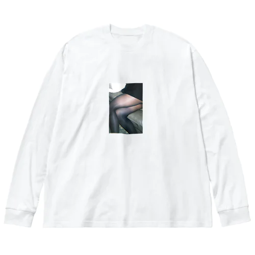 冬の脚 Big Long Sleeve T-Shirt