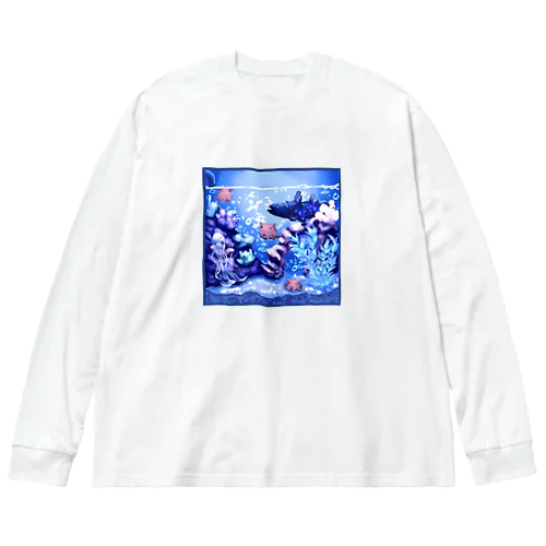 深海水槽 ビッグシルエットロングスリーブTシャツ