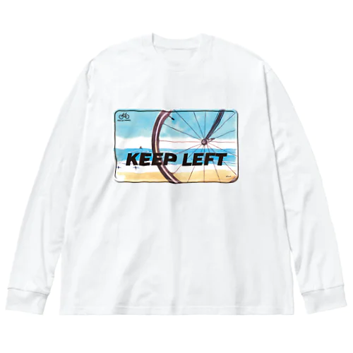 KEEP LEFT kumi ビッグシルエットロングスリーブTシャツ