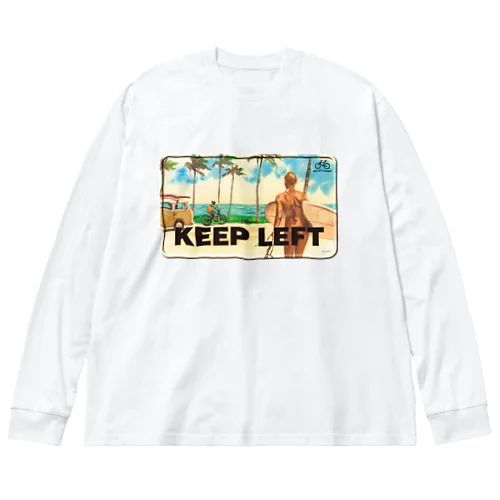 KEEP LEFT kumi-g ビッグシルエットロングスリーブTシャツ