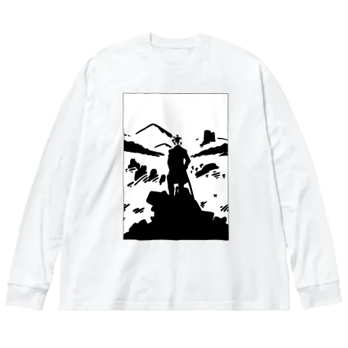 カスパー・ダーヴィト・フリードリヒ『雲海の上の旅人』（うんかいのうえのたびびと、英: Wanderer above the Sea of Fog） Big Long Sleeve T-Shirt