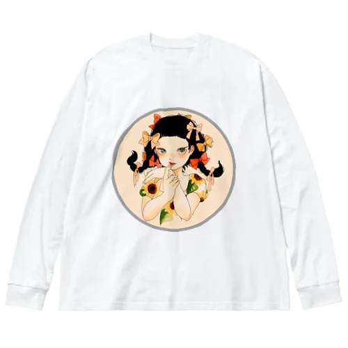 ひまわりちゃん Big Long Sleeve T-Shirt