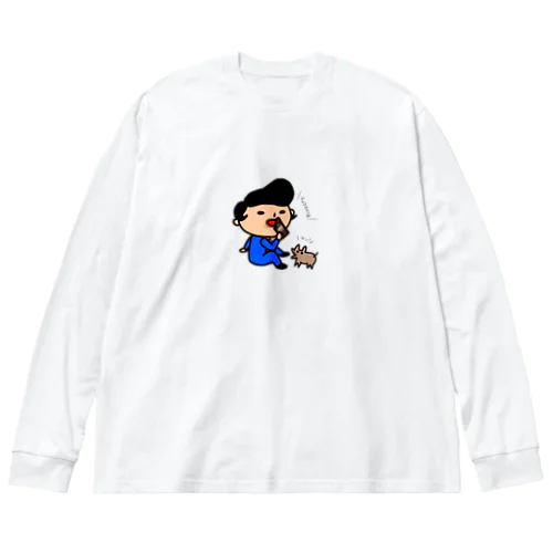 おーい、もみのさーん ビッグシルエットロングスリーブTシャツ