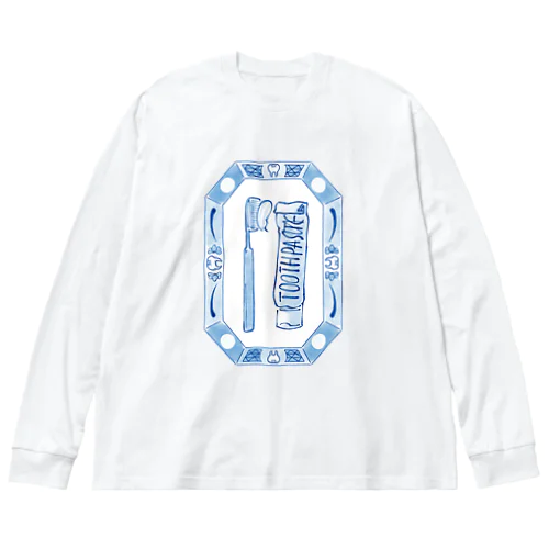 歯刷子 Big Long Sleeve T-Shirt