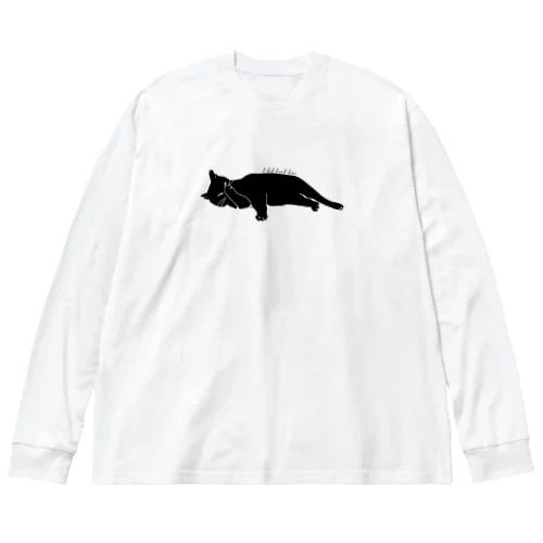 NNN-NEKO ビッグシルエットロングスリーブTシャツ