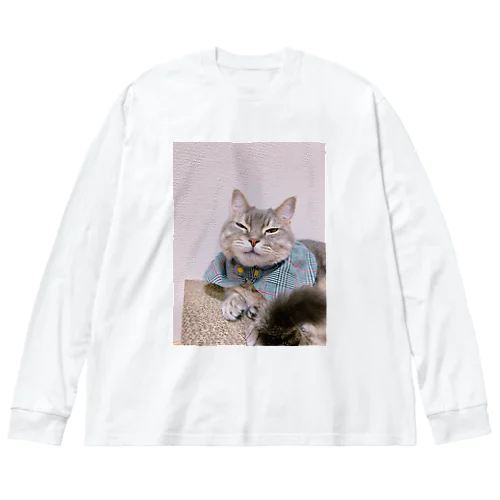 ねむニャン Big Long Sleeve T-Shirt