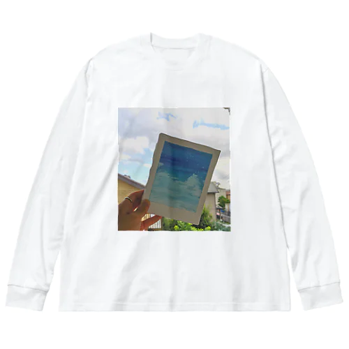 青空と蒼空と Big Long Sleeve T-Shirt