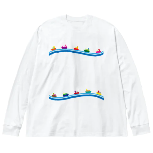 SHIP ビッグシルエットロングスリーブTシャツ