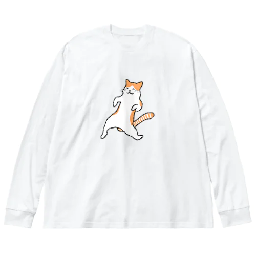 のんびりねこ Big Long Sleeve T-Shirt