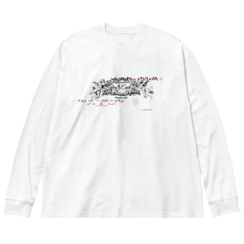 白の天使達 Big Long Sleeve T-Shirt