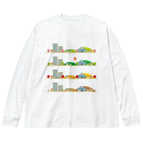 四季 ビッグシルエットロングスリーブTシャツ