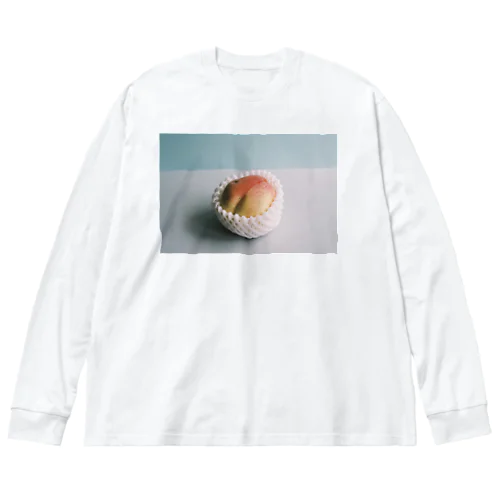 Peach ビッグシルエットロングスリーブTシャツ