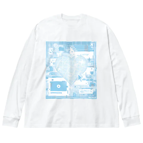 Cyber heart(Ver.0.6.0) Big Long Sleeve T-Shirt