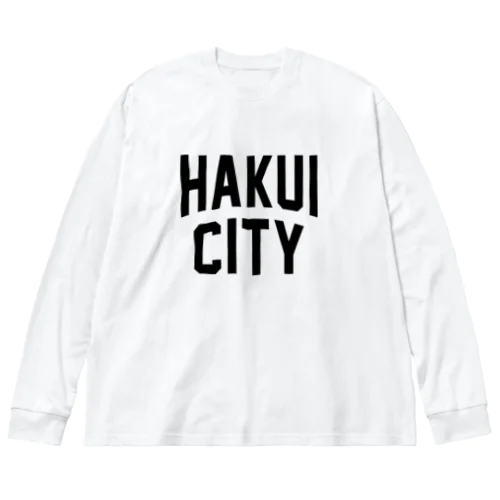 羽咋市 HAKUI CITY Big Long Sleeve T-Shirt