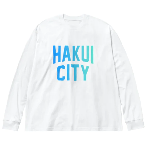 羽咋市 HAKUI CITY Big Long Sleeve T-Shirt