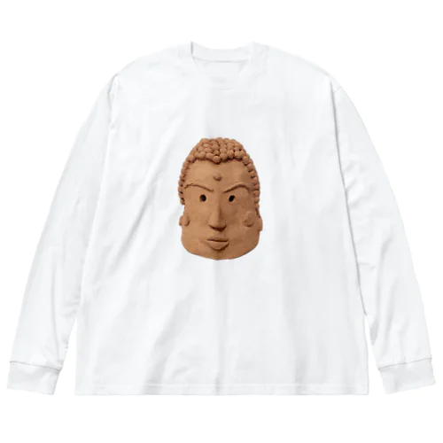 大仏ヘッド ビッグシルエットロングスリーブTシャツ