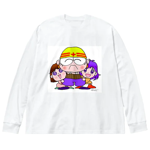 青空ピーちゃん ビッグシルエットロングスリーブTシャツ