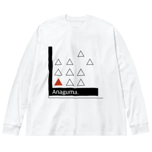 Anaguma. ビッグシルエットロングスリーブTシャツ