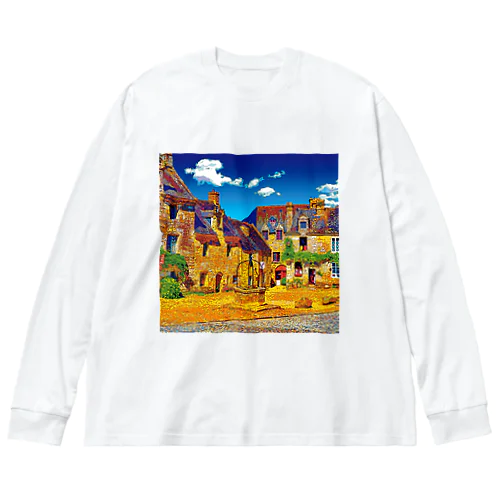 フランス ロクロナンの街角 Big Long Sleeve T-Shirt