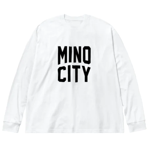 美濃市 MINO CITY ビッグシルエットロングスリーブTシャツ