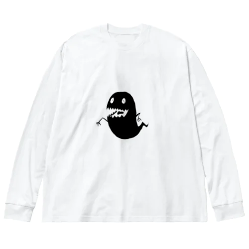 オバケくん黒_1号 Big Long Sleeve T-Shirt