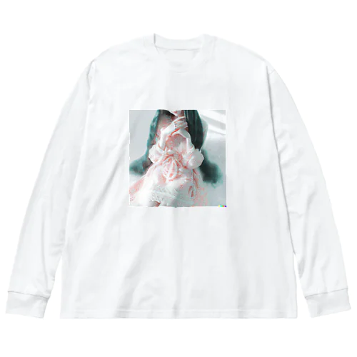 窓際の少女 Big Long Sleeve T-Shirt