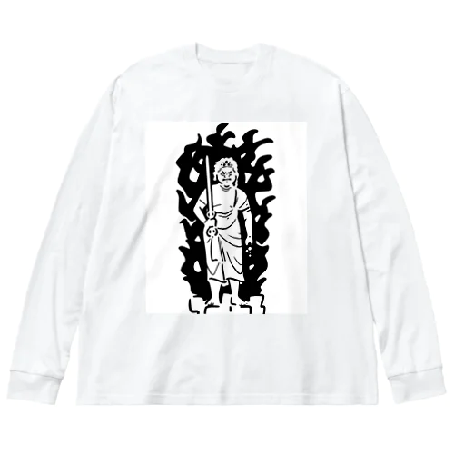 不動明王（ふどうみょうおう、梵: अचलनाथ acalanātha） Big Long Sleeve T-Shirt