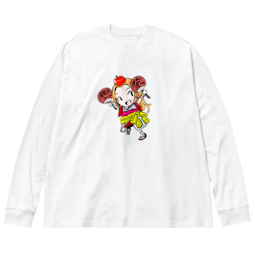 【公式】津軽弁ガールあんな応援グッズグッズ🍎 ビッグシルエットロングスリーブTシャツ