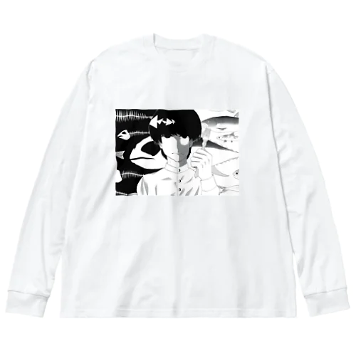 晩餐 Big Long Sleeve T-Shirt