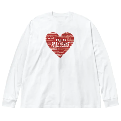 イタグレ ❤️ ビッグシルエットロングスリーブTシャツ