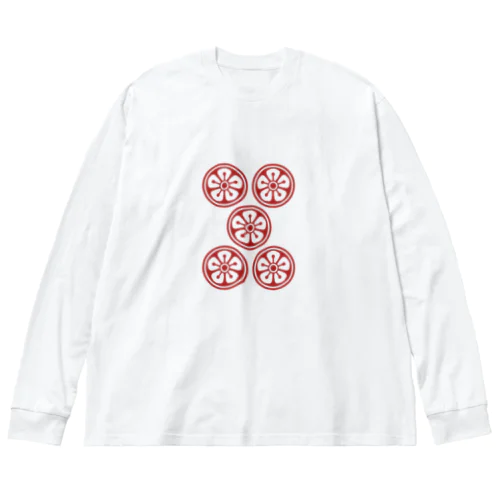 赤ウーピン（黄） Big Long Sleeve T-Shirt