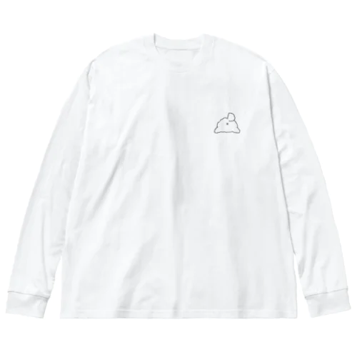 ゆるプー のおしり  クロ線 Big Long Sleeve T-Shirt