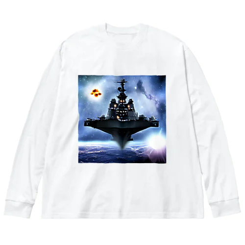 宇宙戦艦パトシップ ビッグシルエットロングスリーブTシャツ