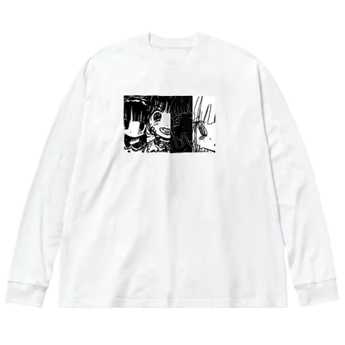 🖤🤍 ×2 ビッグシルエットロングスリーブTシャツ