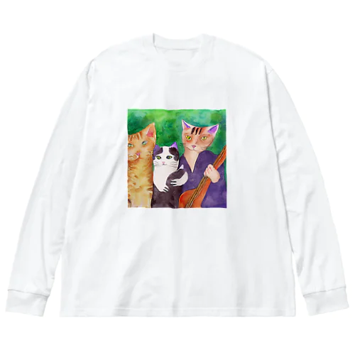 森のニャンニャニャーン 旅立ちの朝 Big Long Sleeve T-Shirt