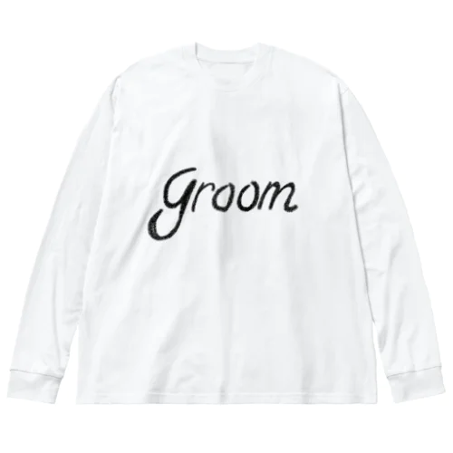 結婚報告　Groom(夫、旦那) ビッグシルエットロングスリーブTシャツ