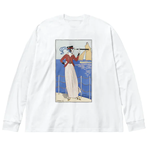 ジョルジュ・バルビエ “Costume de Yacht” Big Long Sleeve T-Shirt