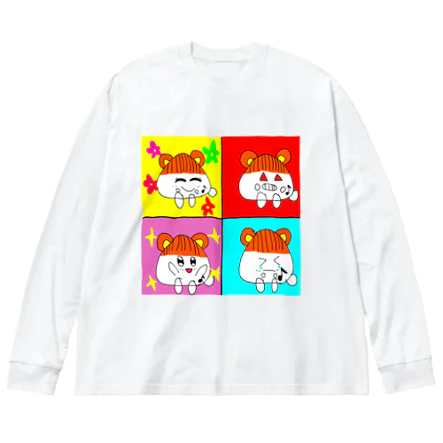 喜怒哀楽ウタハムちゃん (きちんとした方) Big Long Sleeve T-Shirt