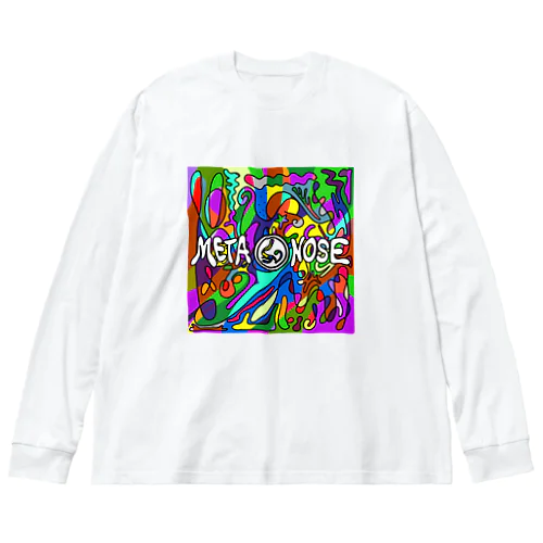 METANOSE COLORFUL1 Big Long Sleeve T-Shirt