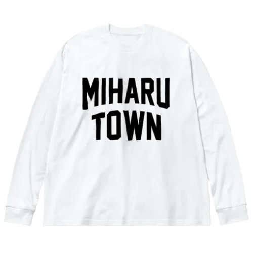 三春町 MIHARU TOWN ビッグシルエットロングスリーブTシャツ