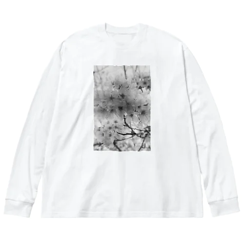 Sakura photo ビッグシルエットロングスリーブTシャツ