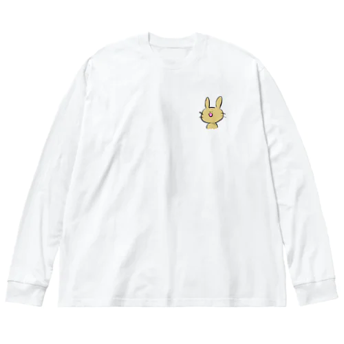 うさちゃん ビッグシルエットロングスリーブTシャツ