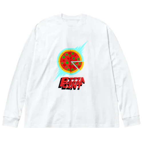 Pizza Point Big Long Sleeve T-Shirt