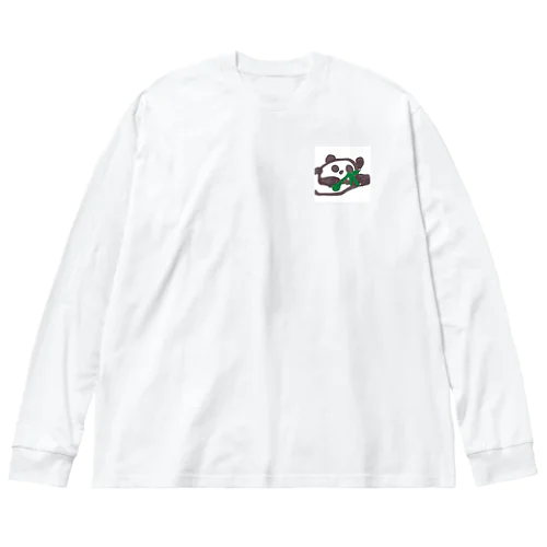 ゆるパンダ（笹） Big Long Sleeve T-Shirt