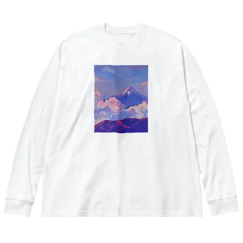 浅葱と桃のやまとそら Big Long Sleeve T-Shirt