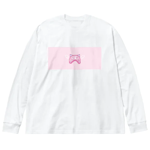 猫耳コントローラー（ピンク） Big Long Sleeve T-Shirt