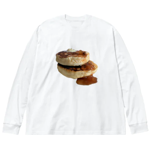 手作りホットケーキ ビッグシルエットロングスリーブTシャツ