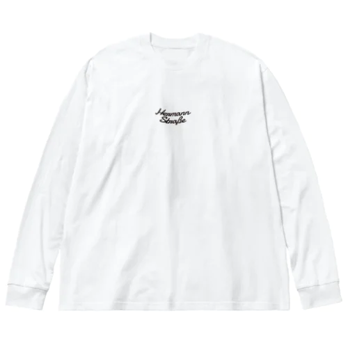 ゴッホとニシアフリカトカゲモドキ：バックプリント Big Long Sleeve T-Shirt