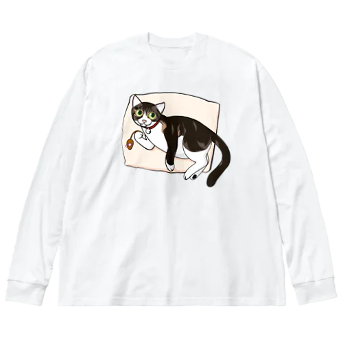 そこそこリアルねこ くつろぐにゃん02 Big Long Sleeve T-Shirt