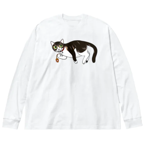 そこそこリアルねこ くつろぐにゃん01 Big Long Sleeve T-Shirt